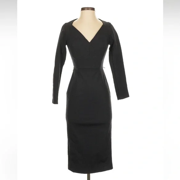 kato long sleeve mini dress black Black Polka Dot Long Sleeve Dolly Mini Dress main image 0